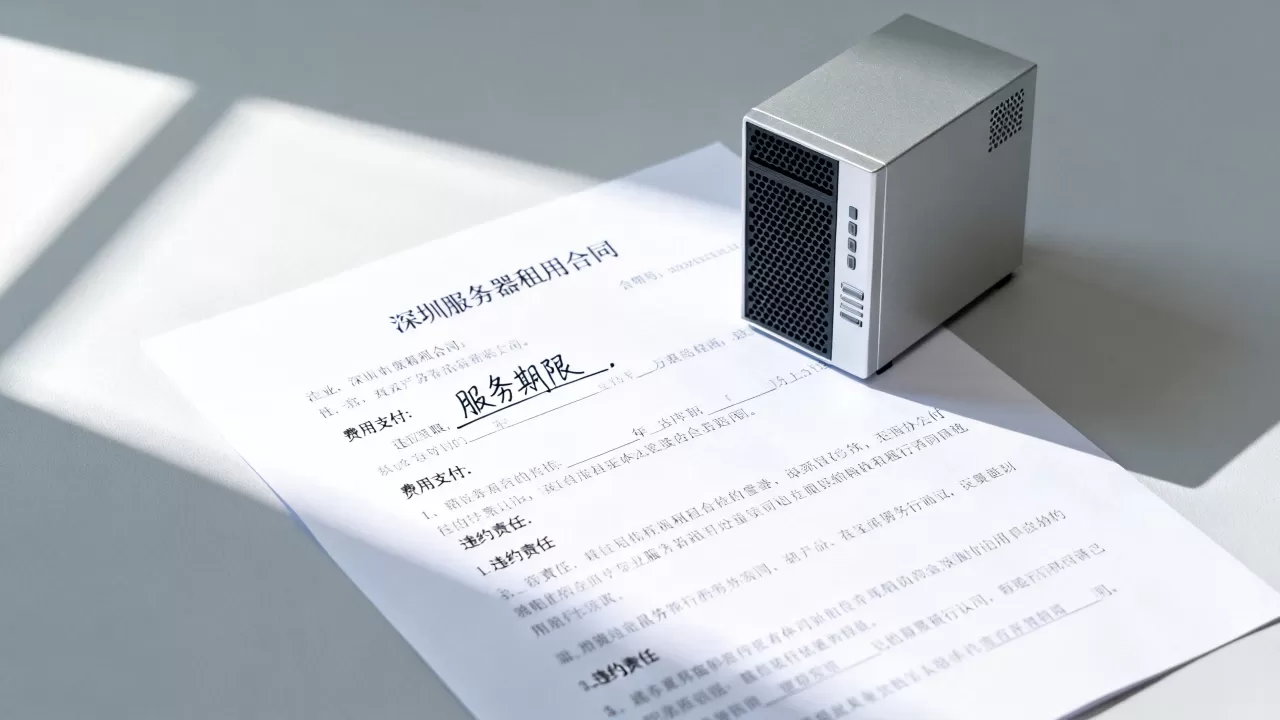 深圳服务器租用合同细节，哪些条款要看清，怎么避免陷阱？
