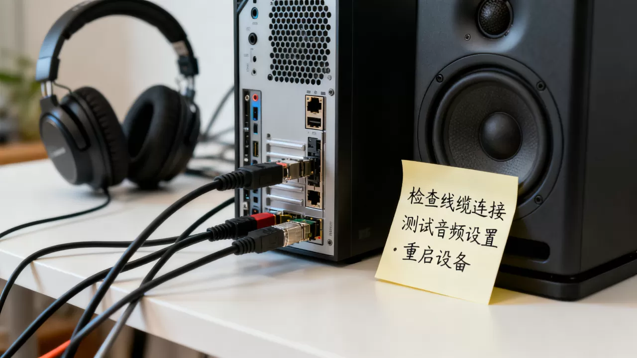 服务器主机接声音无法正常工作怎么办，怎么排查问题