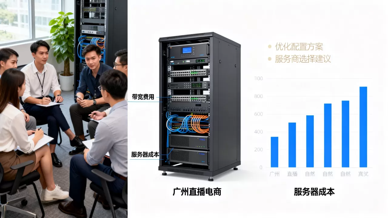 广州直播电商团队带宽与服务器费用如何分摊，怎么省钱？