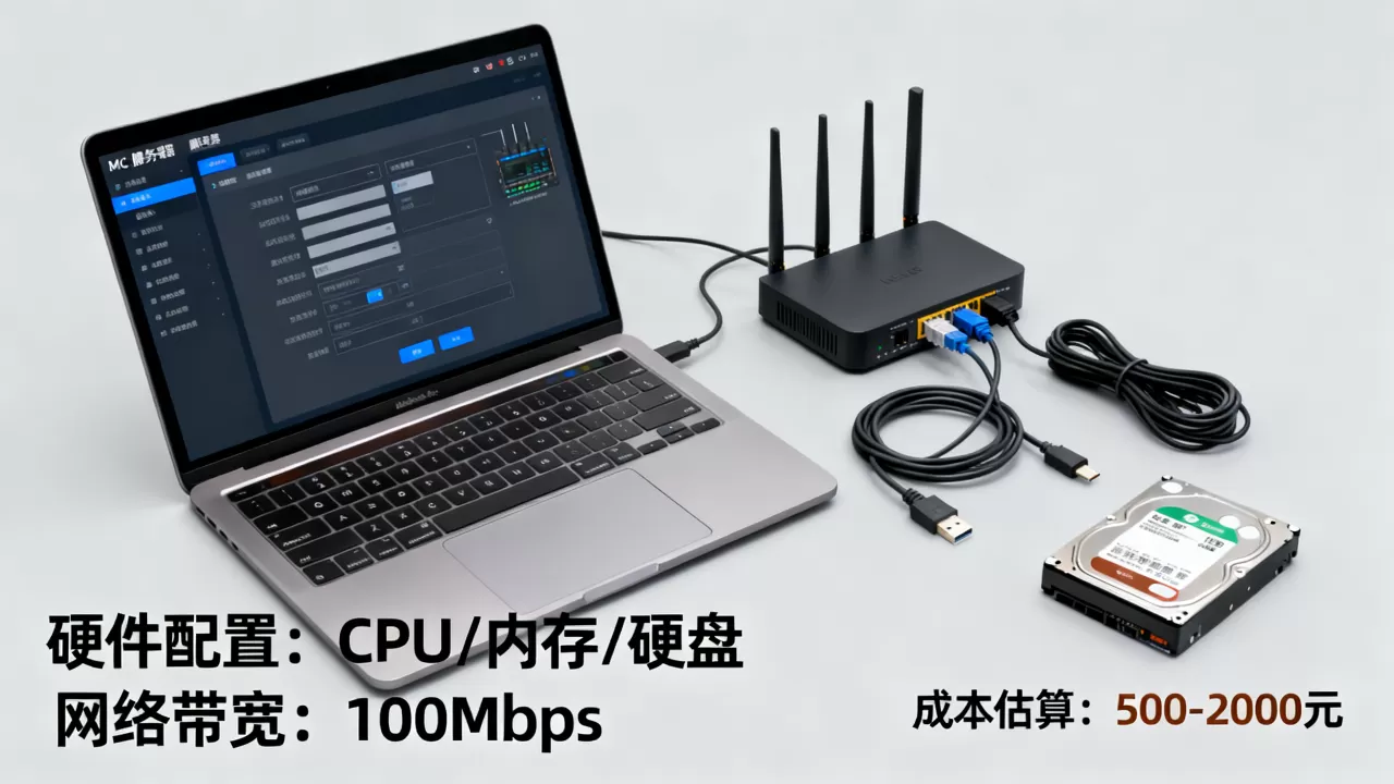 做一个MC服务器最少需要多少钱，怎么搭建