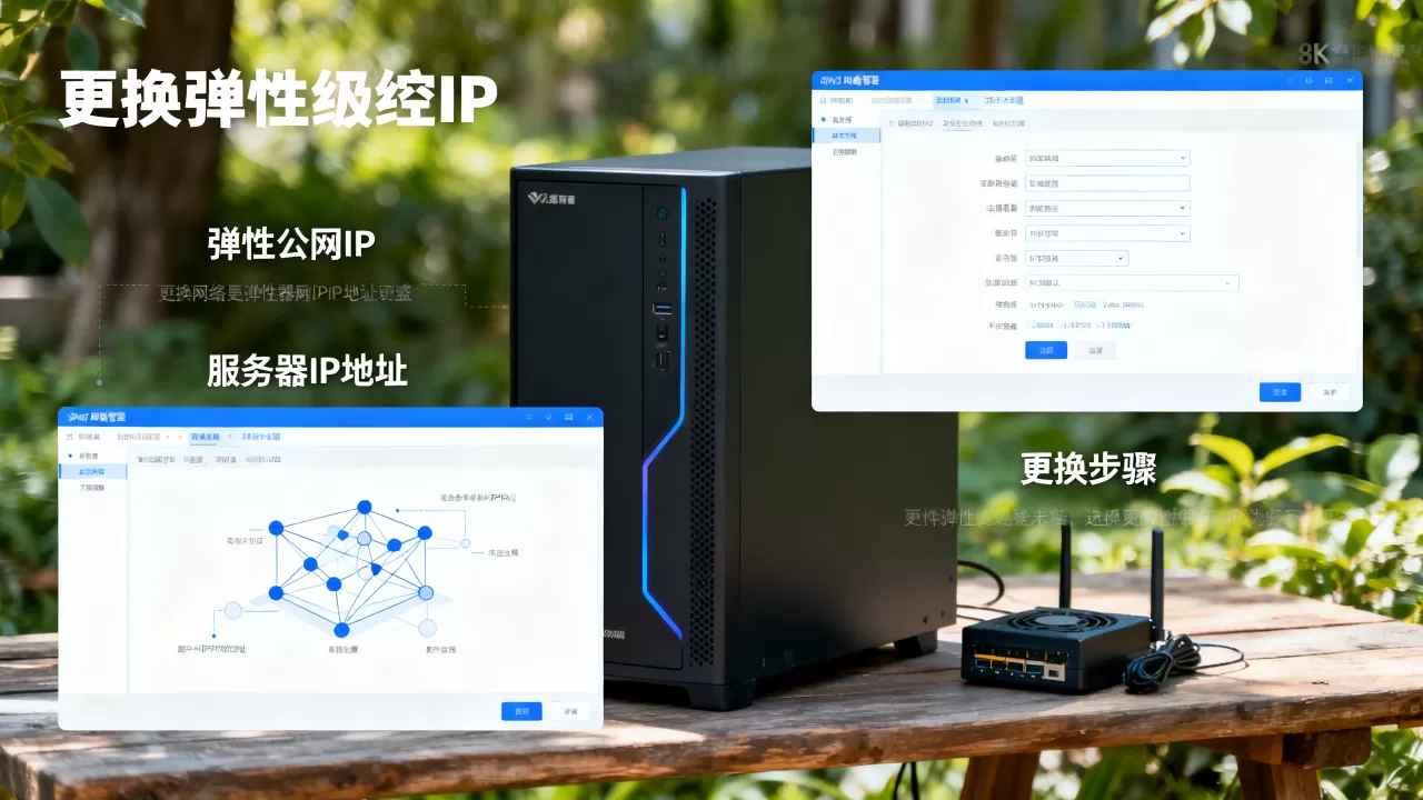 如何更换弹性公网IP，服务器IP地址怎么换？