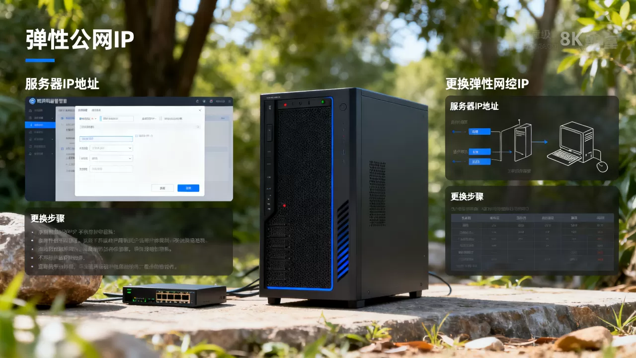 如何更换弹性公网IP，服务器IP地址怎么换？