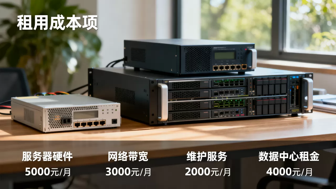 广州服务器租用价格构成主要成本项有哪些，多少钱？