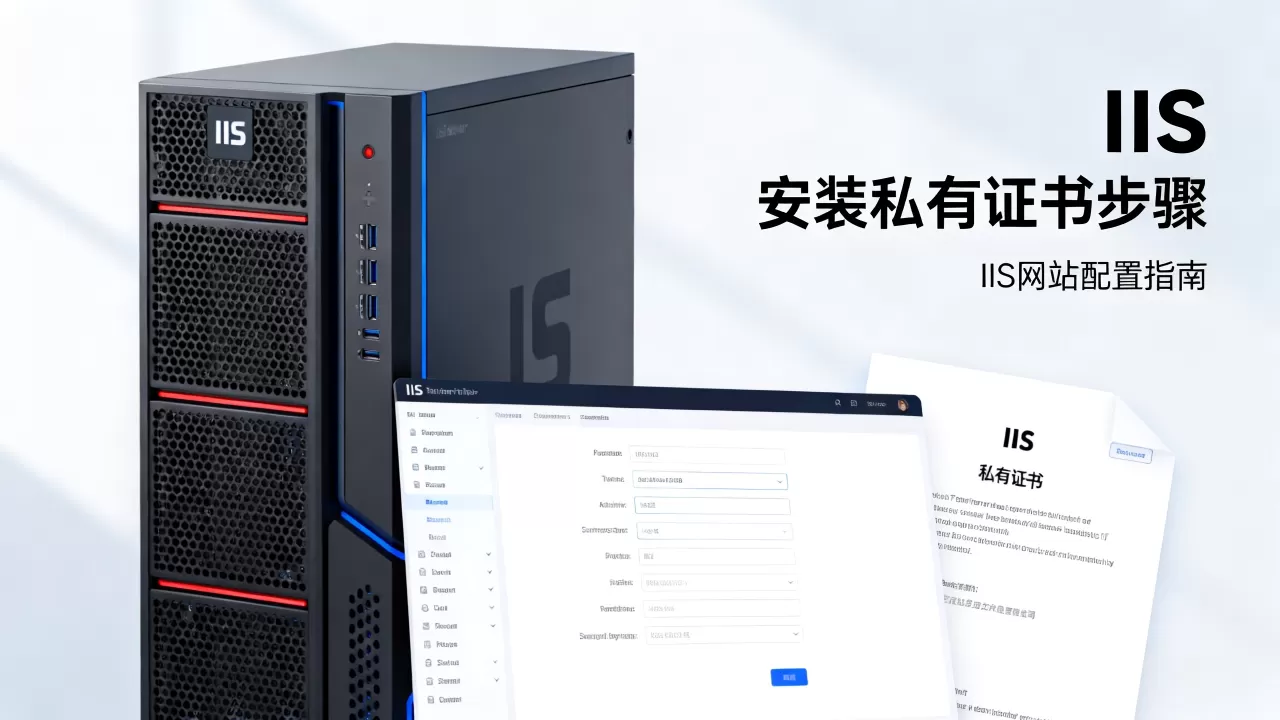 在IIS服务器上安装私有证书怎么做，服务器IIS网站配置怎么设置
