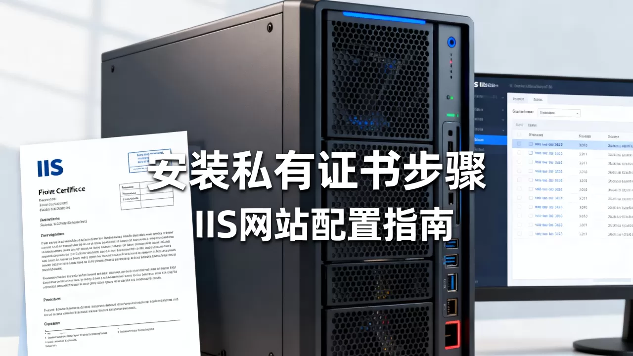 在IIS服务器上安装私有证书怎么做，服务器IIS网站配置怎么设置