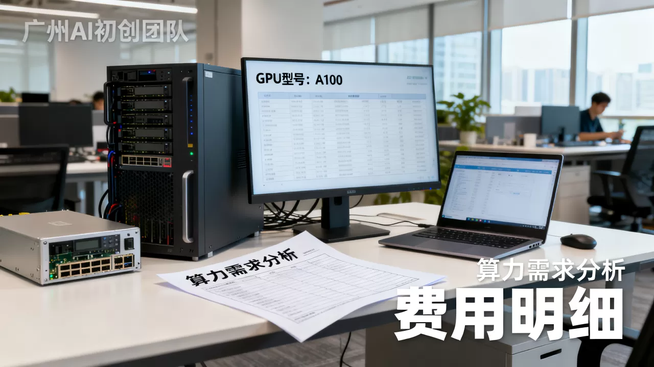 广州AI初创团队首期算力租用怎么估算，费用多少？