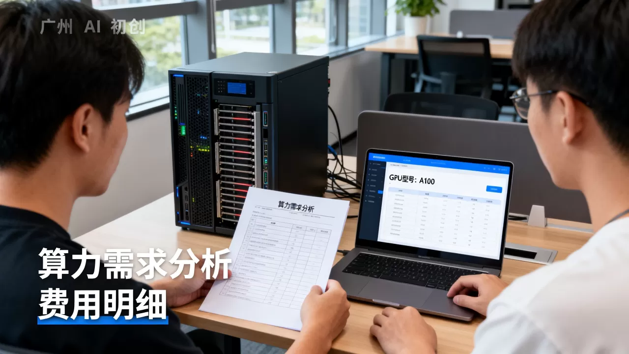 广州AI初创团队首期算力租用怎么估算，费用多少？