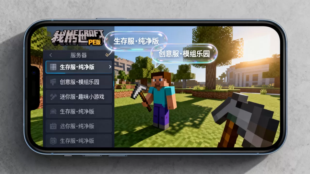 我的世界pe版服务器哪里找，推荐哪些好玩的？