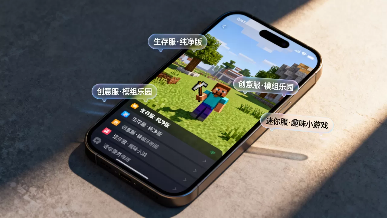 我的世界pe版服务器哪里找，推荐哪些好玩的？