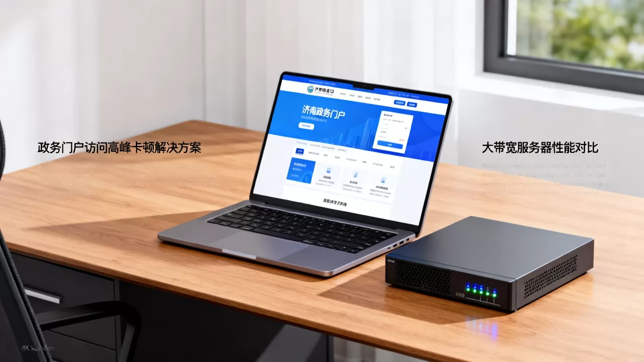 济南政务门户访问高峰卡顿怎么办？,大带宽服务器哪家好？