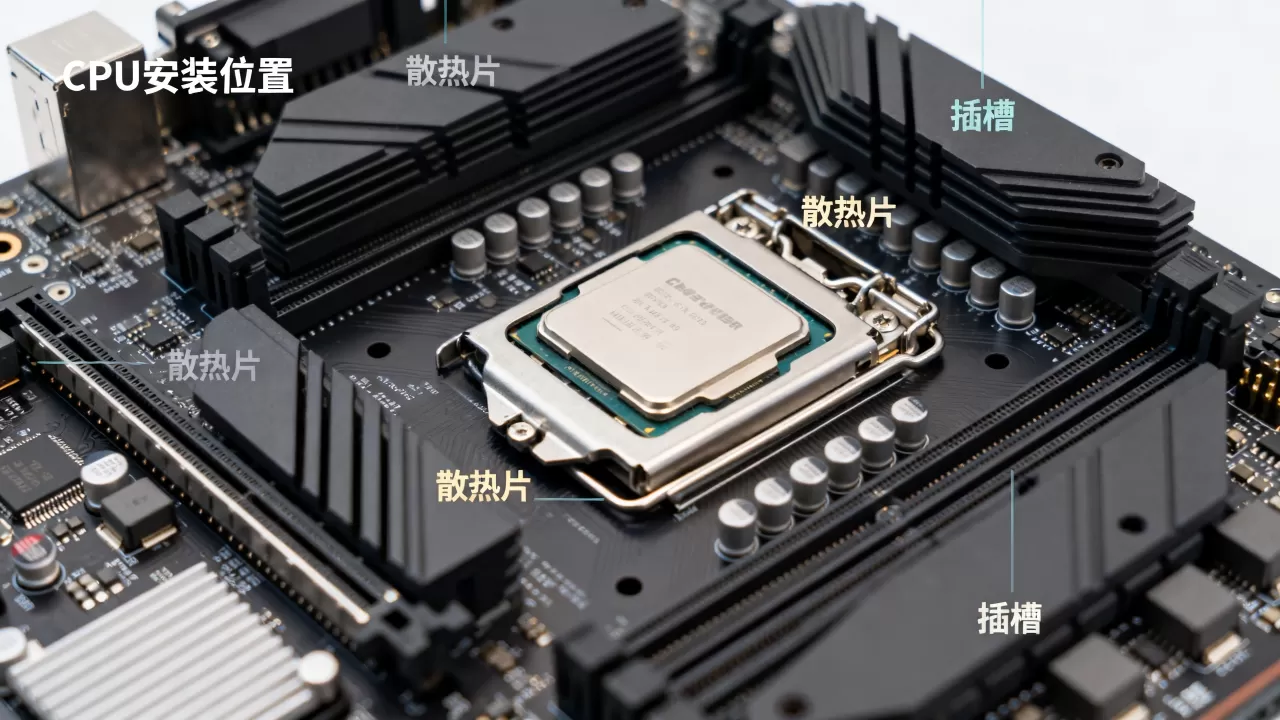 服务器主机CPU具体安装在主板的什么位置?,怎么快速找到? 服务器主机CPU具体安装在主板的什么位置?,怎么快速找到?