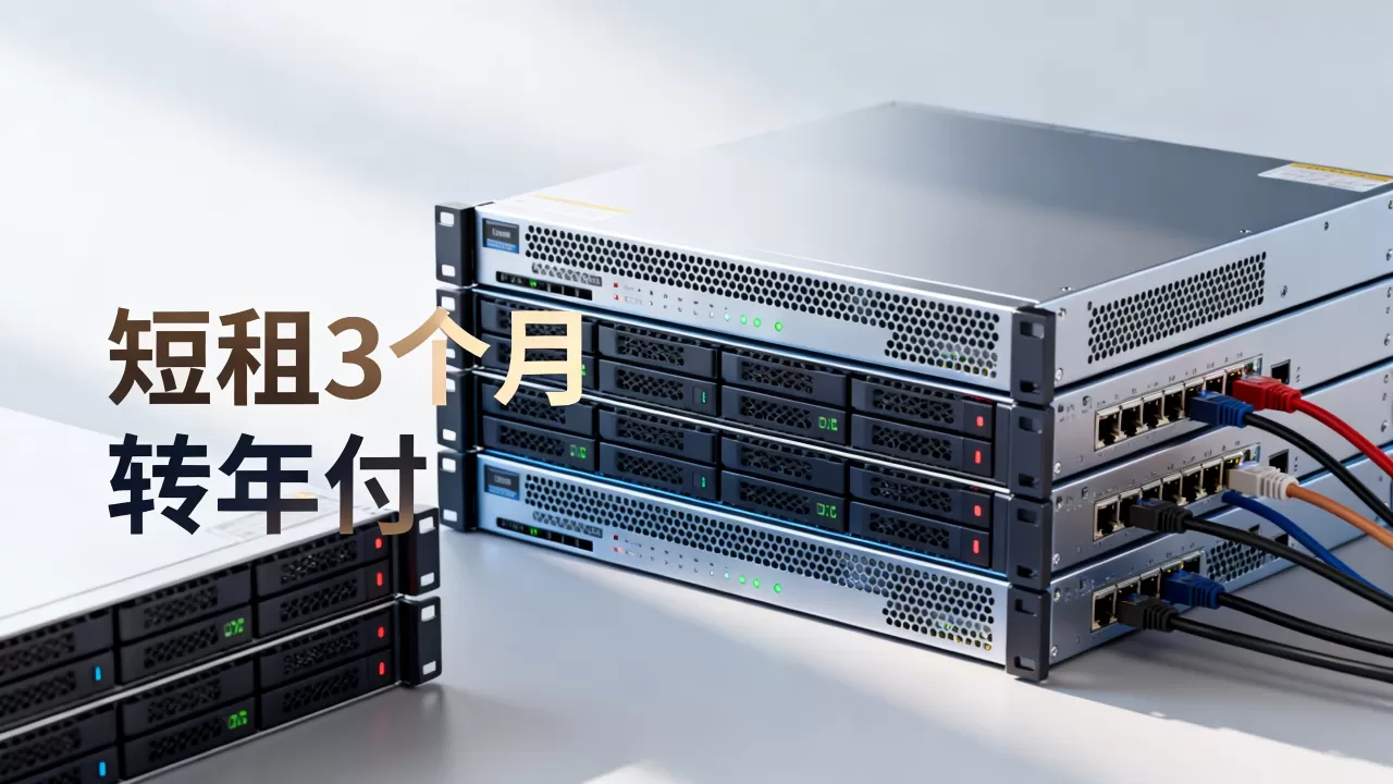 广东服务器租用能不能先短租几个月再转年付