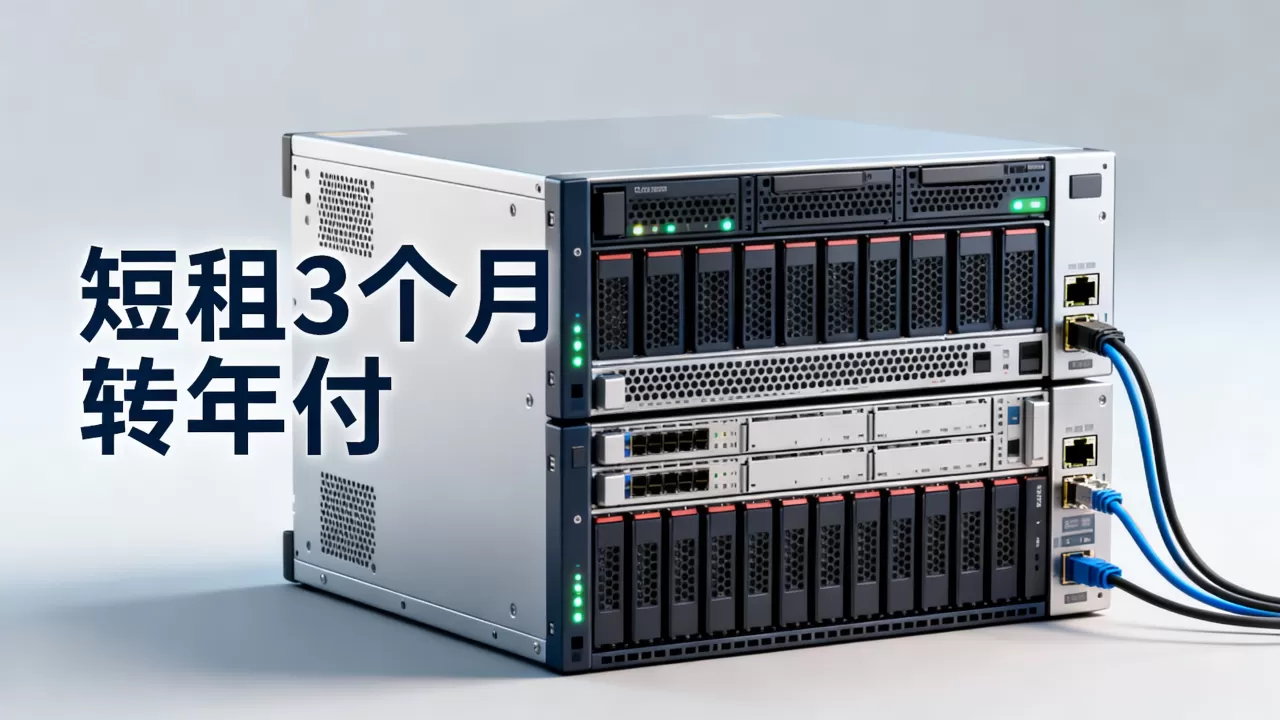 广东服务器租用能不能先短租几个月再转年付