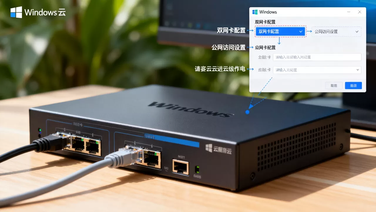 Windows云服务器双网卡配置怎么实现,双网卡公网访问怎么设置 Windows云服务器双网卡配置怎么实现,双网卡公网访问怎么设置