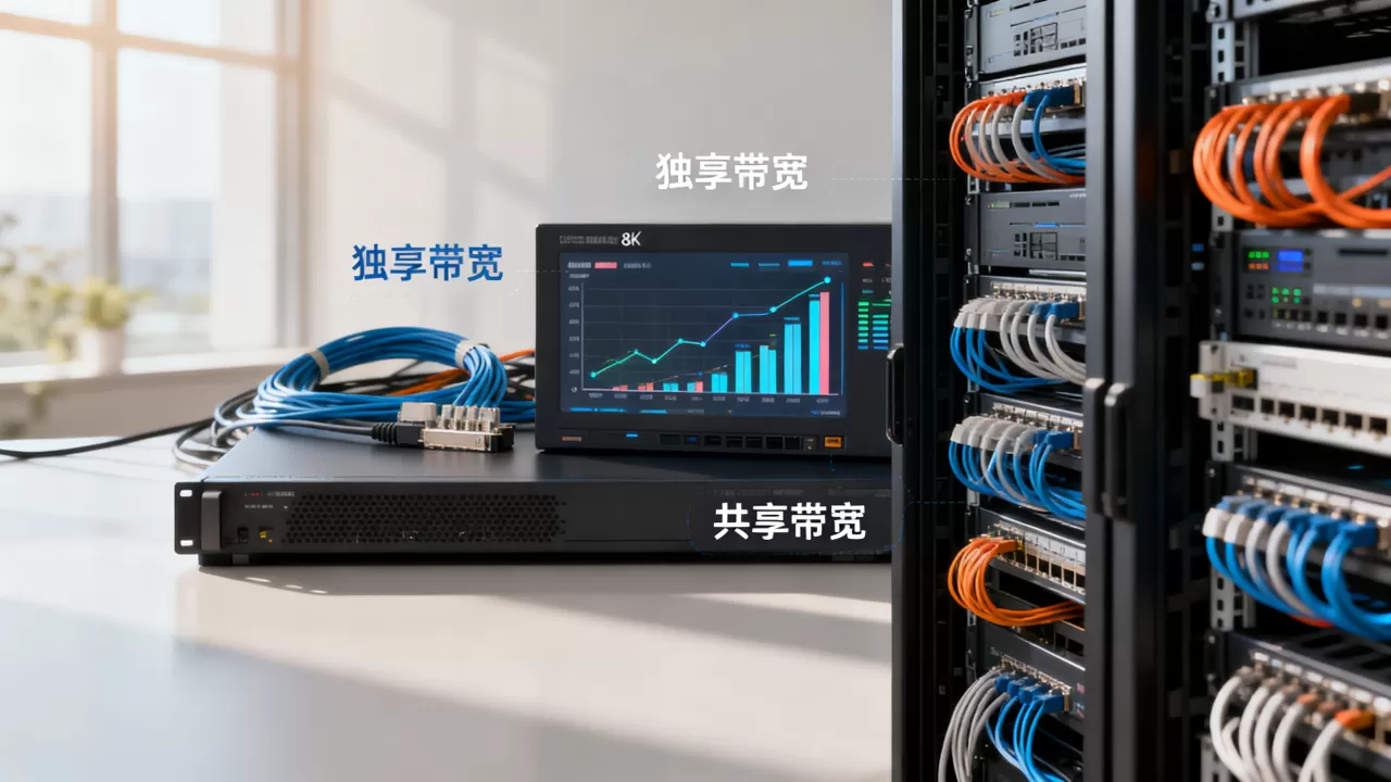 广州大带宽租用费用为何独享比共享贵，独享带宽多少钱？