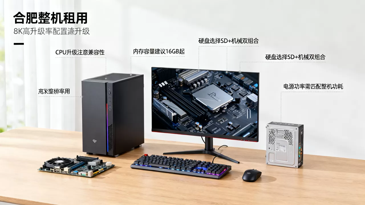 合肥整机租用配置怎么升级，有哪些注意事项？