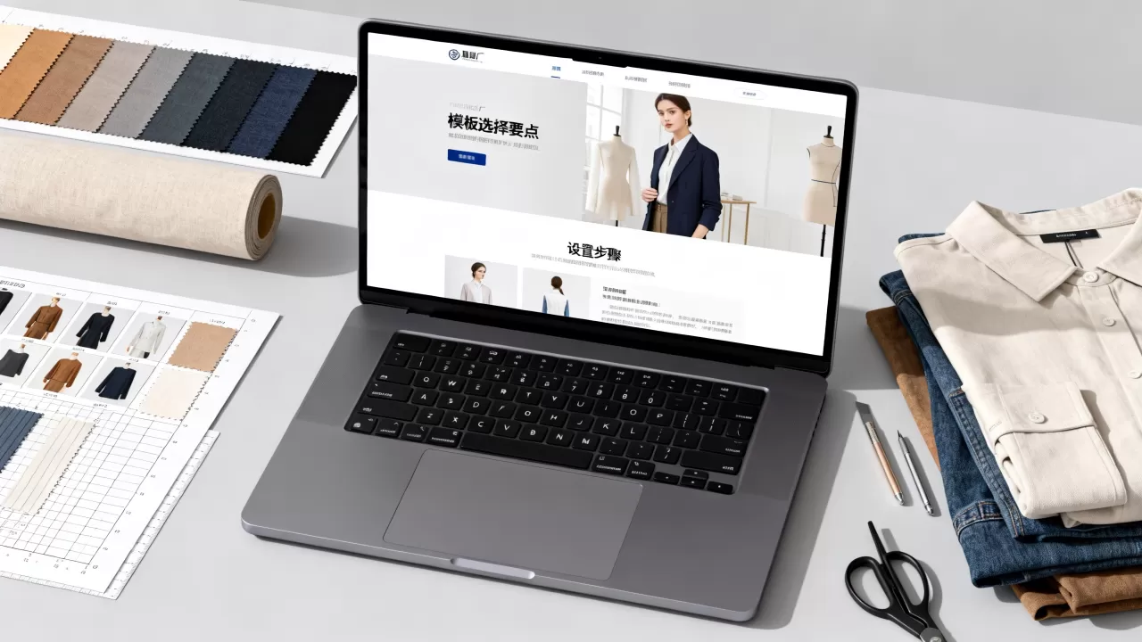 服装厂网站模板怎么选，网站模板如何设置