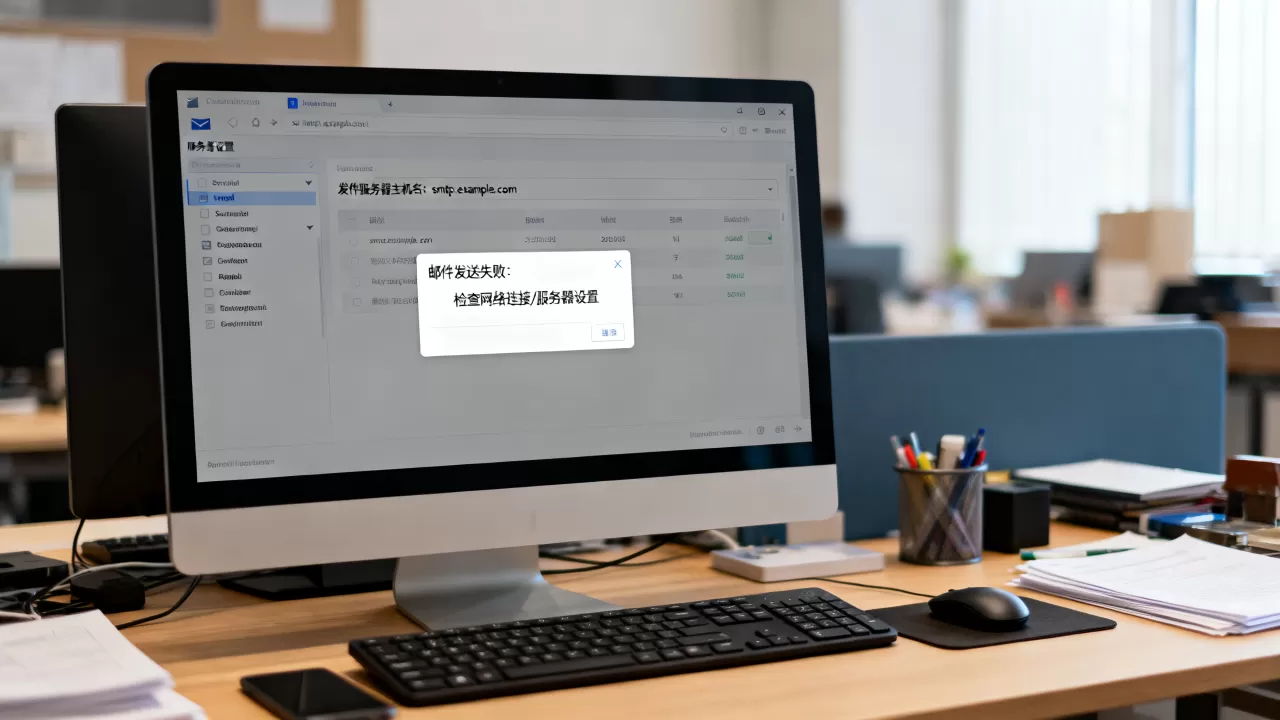 发件服务器主机名怎么填才正确,邮件发送失败怎么解决