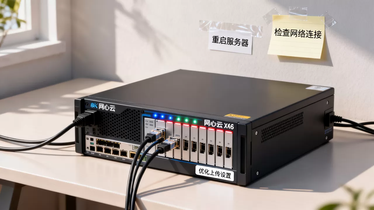 网心云x86服务器上传速度慢怎么解决