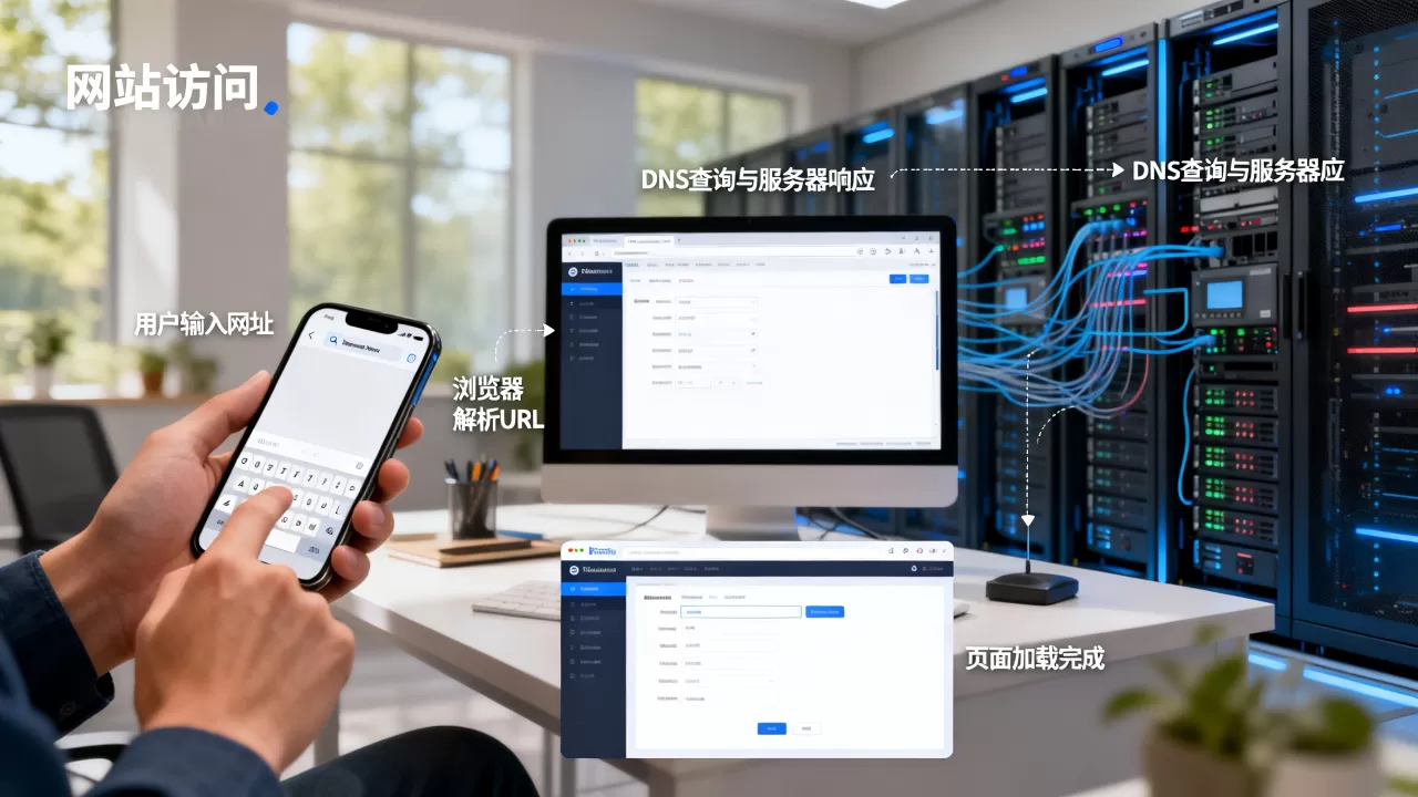 访问网站流程图怎么做?网站访问流程步骤有哪些 访问网站流程图怎么做?网站访问流程步骤有哪些