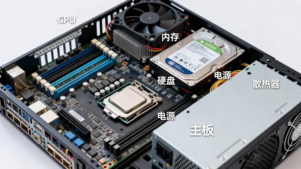 服务器有哪些零部件 服务器有哪些零部件