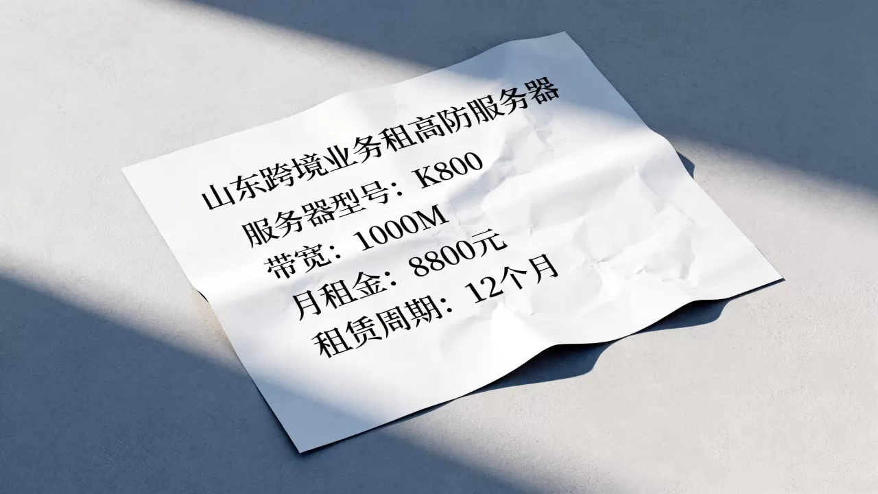 山东跨境业务租高防服务器的报价单该怎么看,多少钱? 山东跨境业务租高防服务器的报价单该怎么看,多少钱?