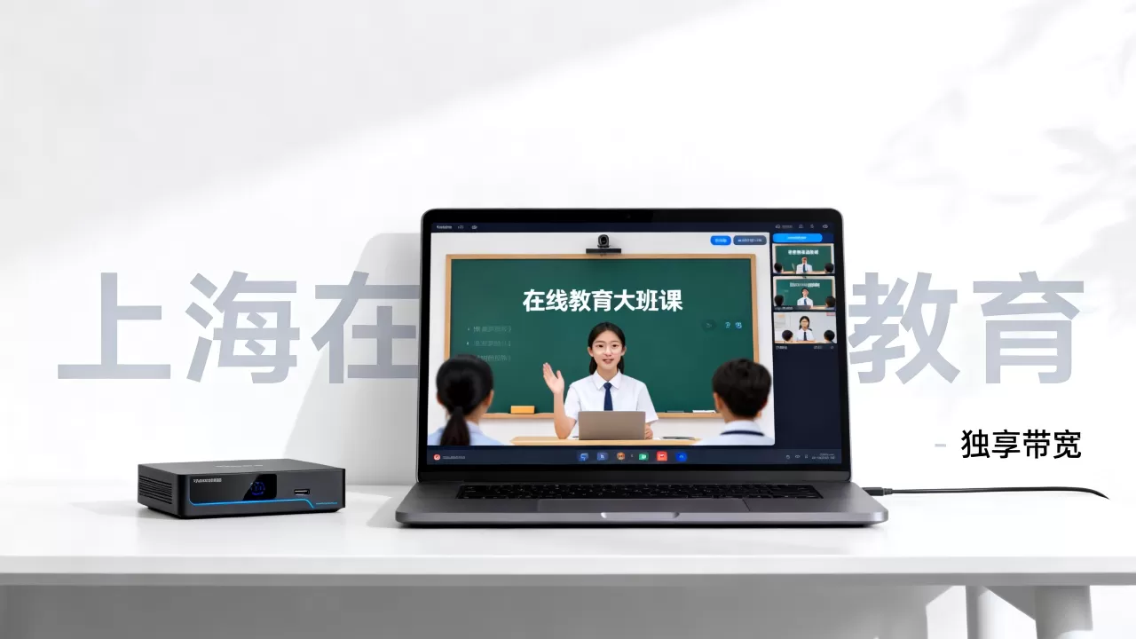 上海在线教育大班课独享带宽选哪个好，多少钱