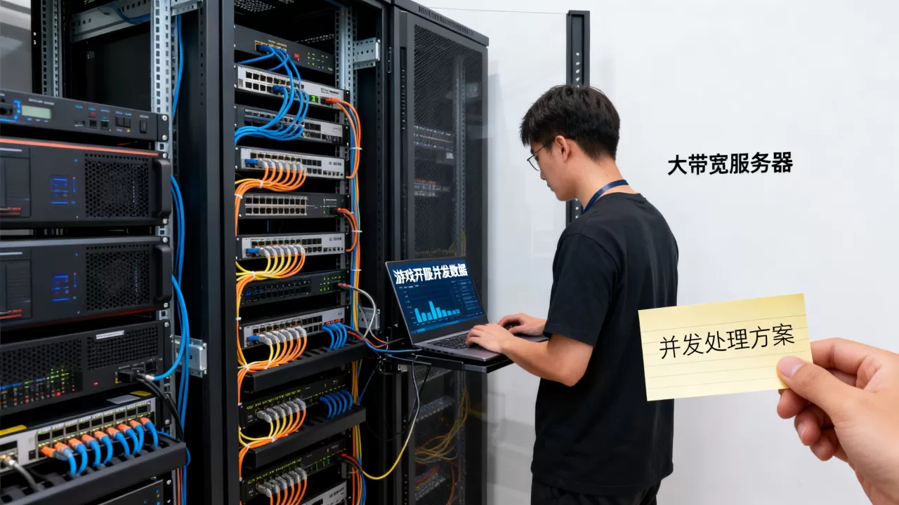山东游戏开服卡顿，租大带宽服务器能扛并发吗？，怎么解决？