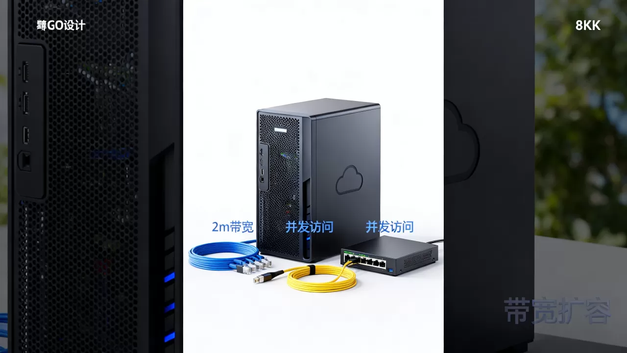 云服务器2m带宽能支持多少人同时访问，带宽不够用怎么办？