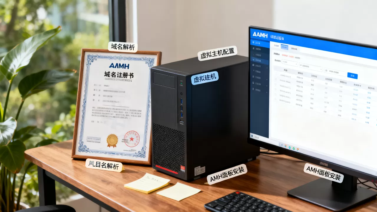佛山域名与虚拟主机怎么用AMH建站?AMH建站详细步骤 佛山域名与虚拟主机怎么用AMH建站?AMH建站详细步骤