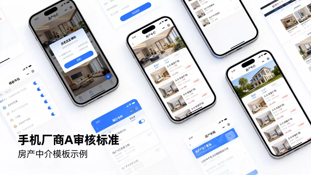 各手机厂商智能信息模板审核差异有哪些？房产中介网站模板