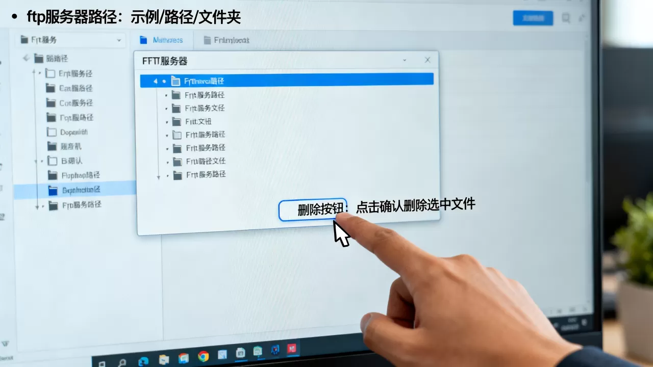 ftp服务器路径到底是什么意思,删除按钮怎么用? ftp服务器路径到底是什么意思,删除按钮怎么用?