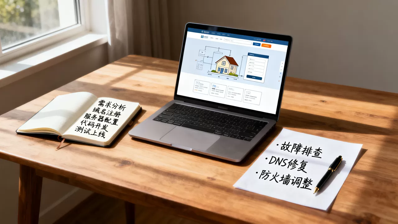 房产怎么创建网站？房产网站建设步骤_网站无法访问如何解决？
