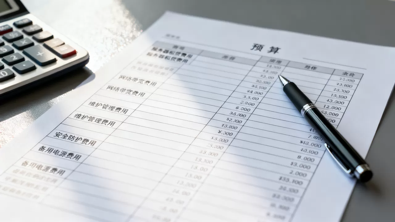 北京服务器租用的预算表怎么做，新项目的费用项怎么列