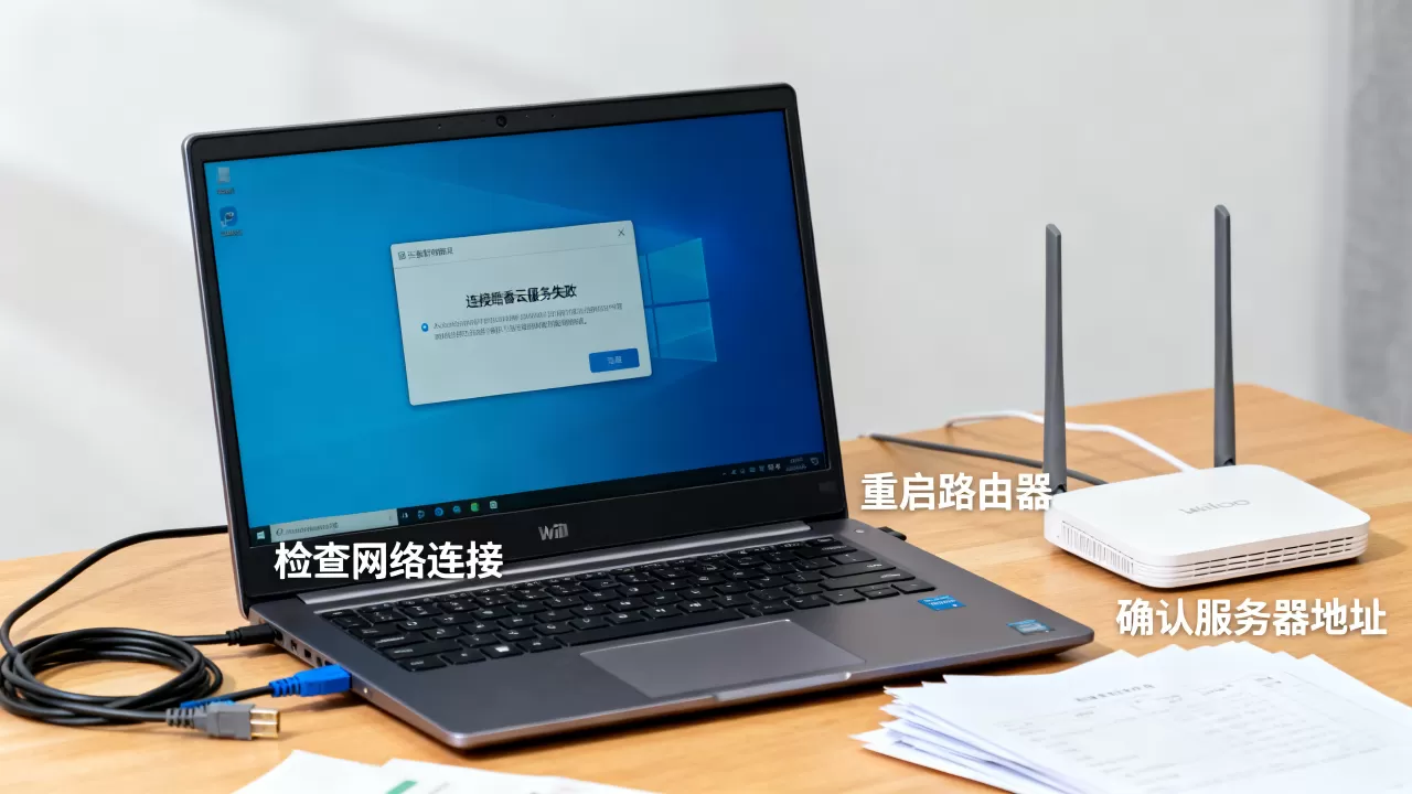 为什么win10连接酷番云服务器失败？，怎么解决