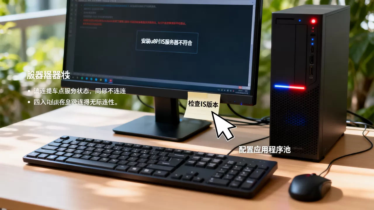 为什么安装u8时显示IIS服务器不符合,怎么解决? 为什么安装u8时显示IIS服务器不符合,怎么解决?