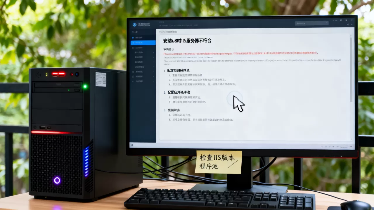 为什么安装u8时显示IIS服务器不符合,怎么解决? 为什么安装u8时显示IIS服务器不符合,怎么解决?