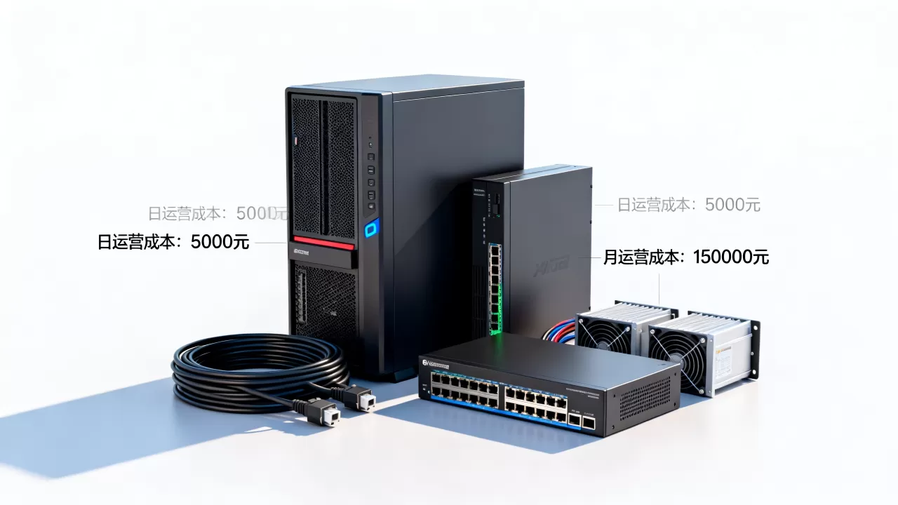网页游戏服务器一天运营成本是多少？，多少钱一个月