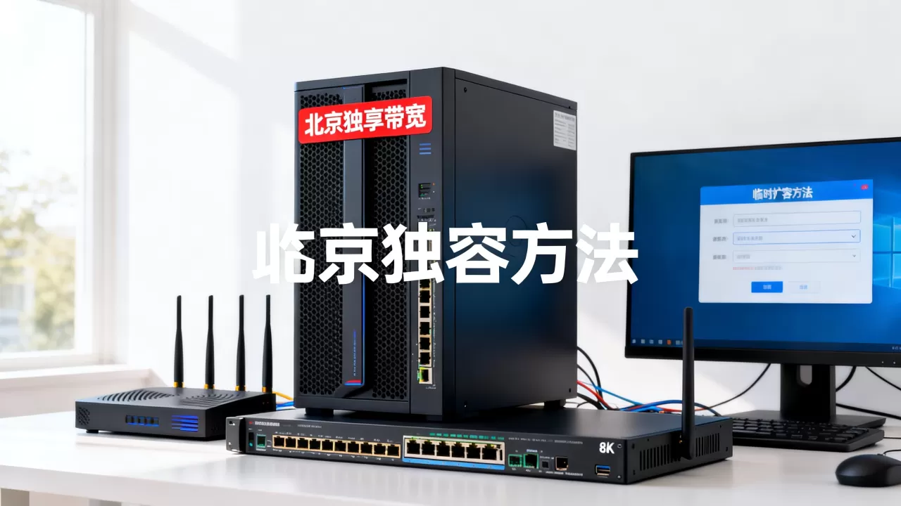 电商大促场景下北京独享带宽怎么临时扩容，有哪些方法？