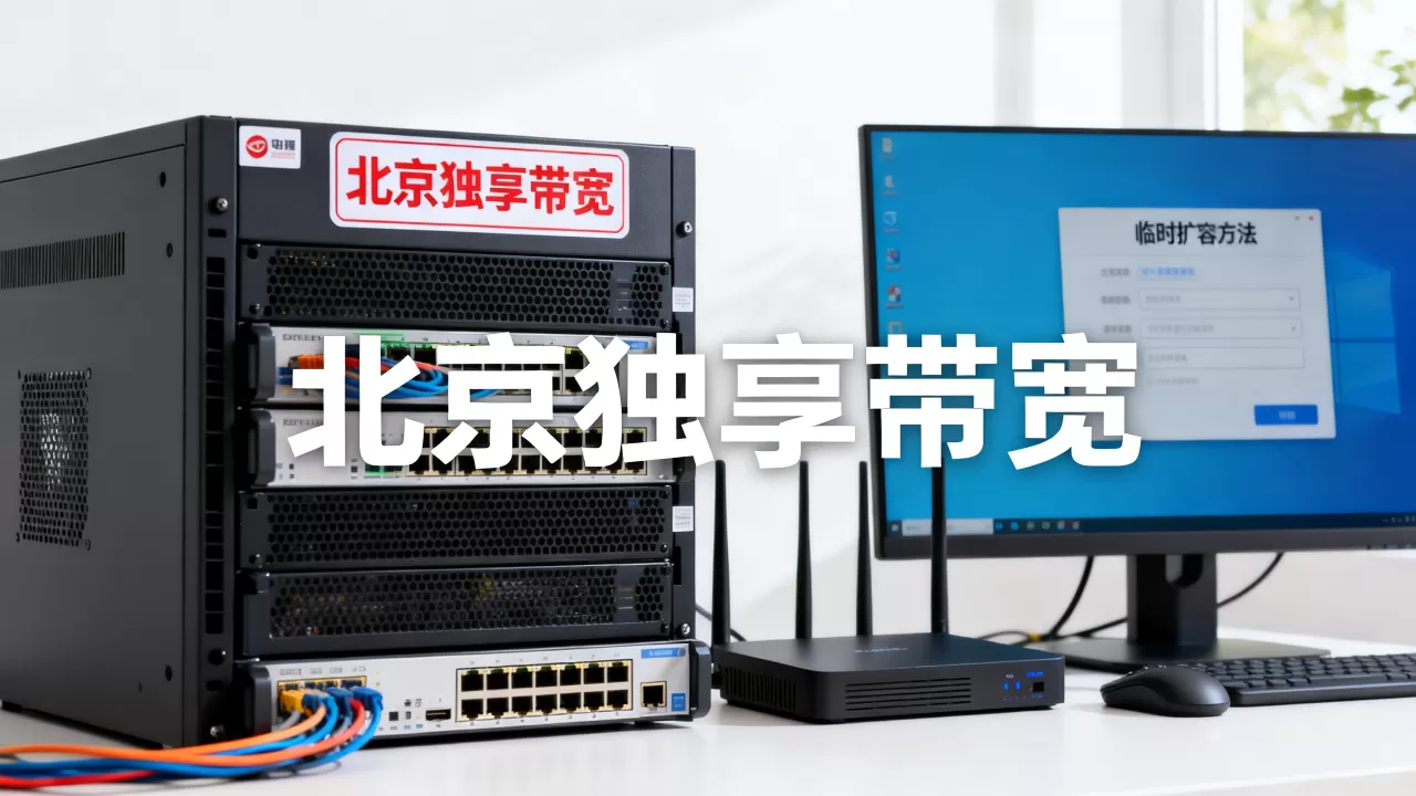 电商大促场景下北京独享带宽怎么临时扩容，有哪些方法？