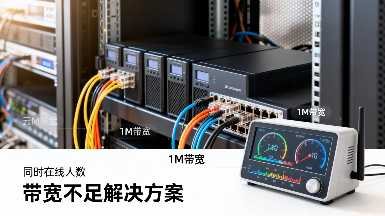 云服务器1M带宽能同时在线多少人？，带宽不够怎么办？