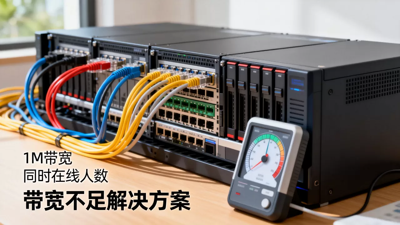 云服务器1M带宽能同时在线多少人？，带宽不够怎么办？