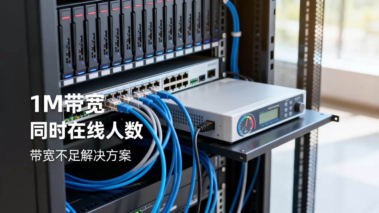 云服务器1M带宽能同时在线多少人？，带宽不够怎么办？
