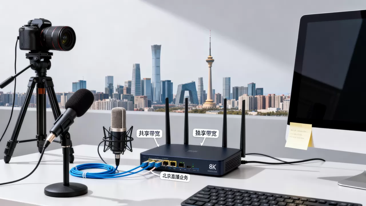 北京直播业务选共享带宽还是独享带宽？,怎么选更划算？