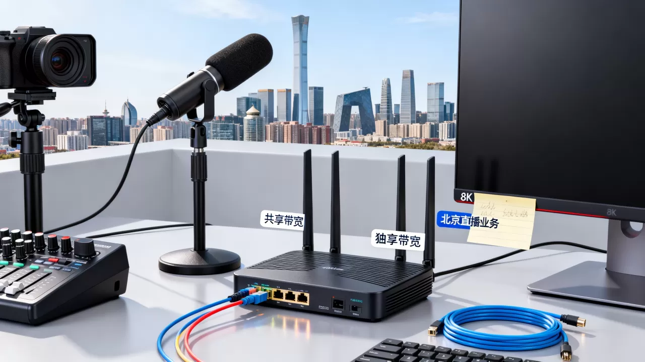 北京直播业务选共享带宽还是独享带宽？,怎么选更划算？