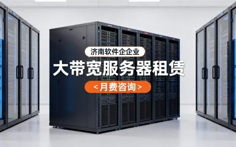 济南软件企业租大带宽服务器一月多少钱？，哪家便宜？