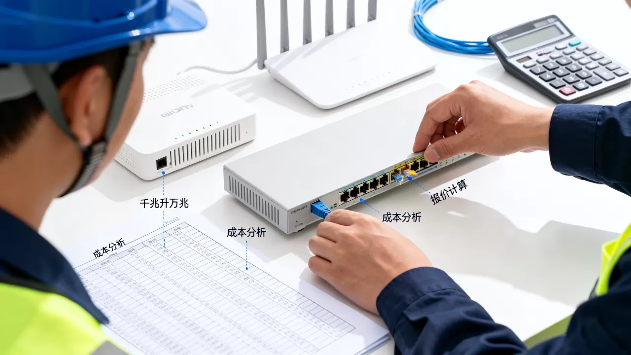 北京千兆带宽升万兆扩容成本多少，报价怎么算？