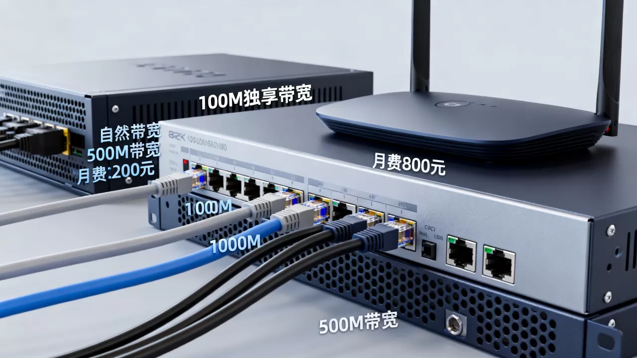 北京独享带宽月租和带宽量级什么关系，多少钱一个月？