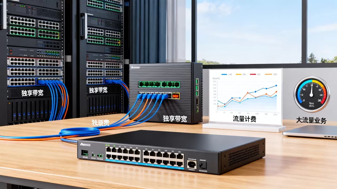 北京独享带宽与按流量计费哪个划算？,大流量业务怎么选？