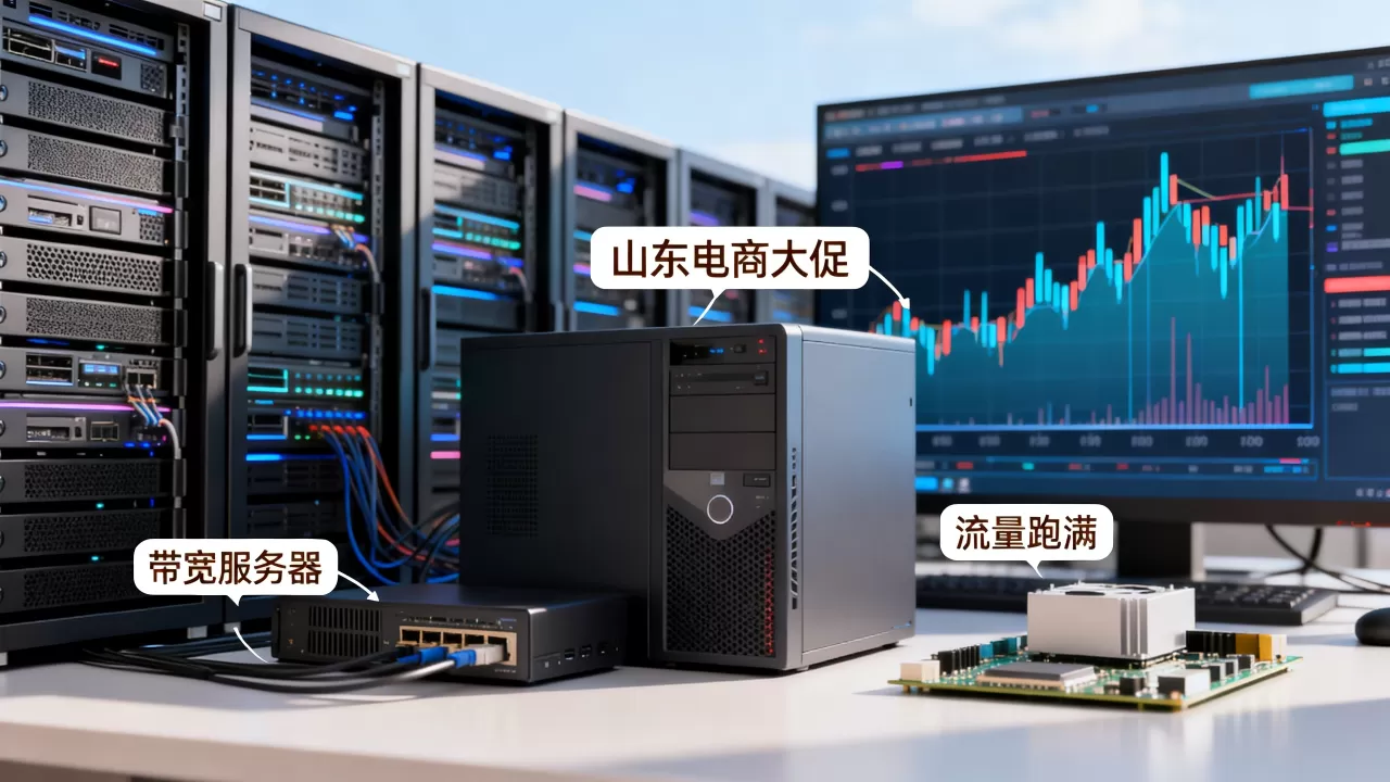 山东电商大促流量跑满,带宽服务器租多大多少钱? 山东电商大促流量跑满,带宽服务器租多大多少钱?